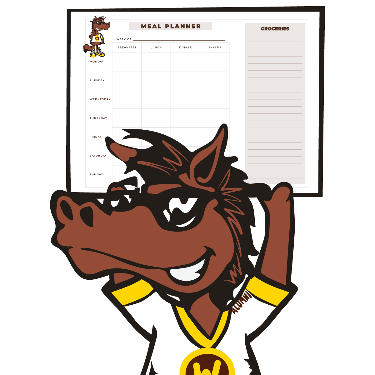Weekly Meal Planner Web Icon
