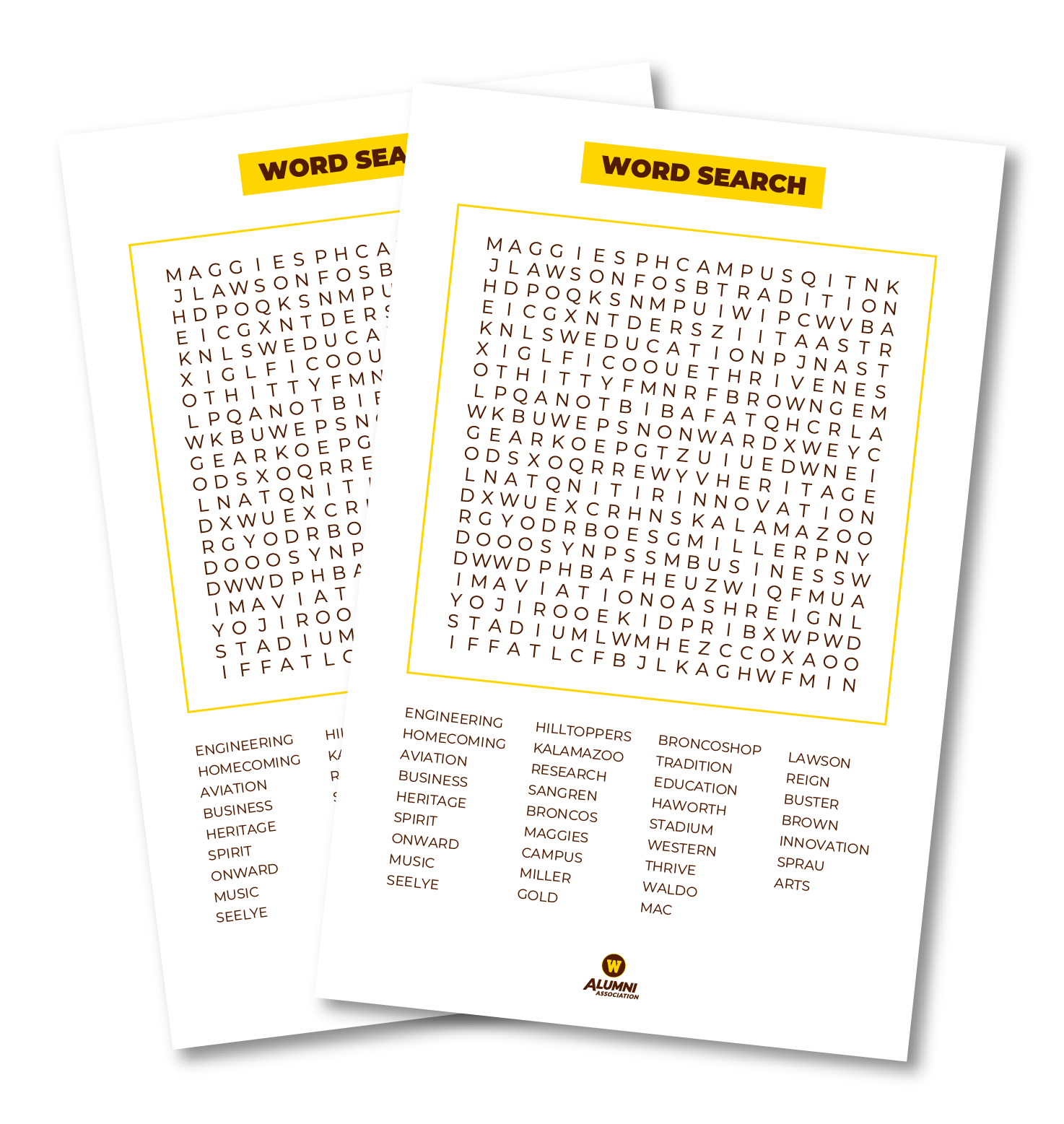 WMU WordSearch